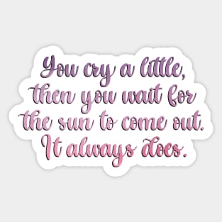 Sound of Music Quote Sticker